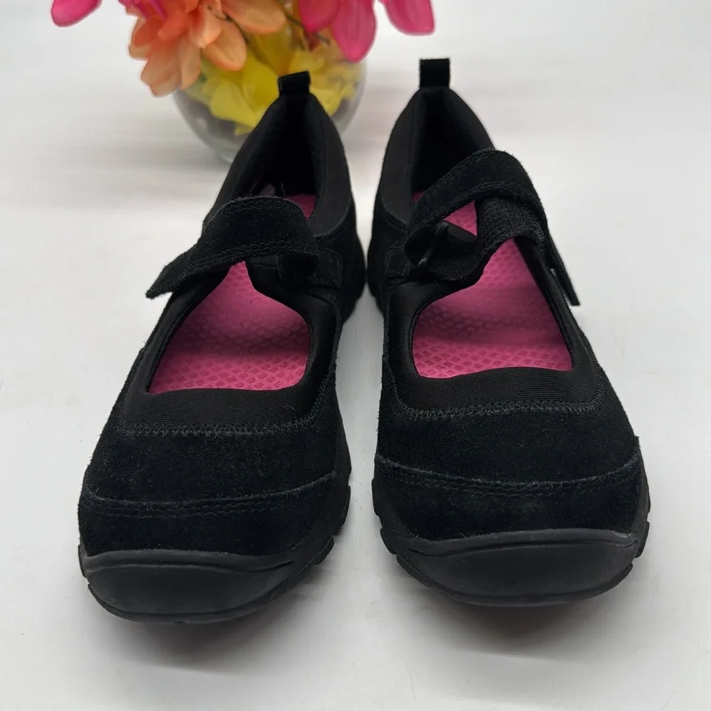 Lands' End Black Kids Dress Shoes with Strap Size 5 KS8074
